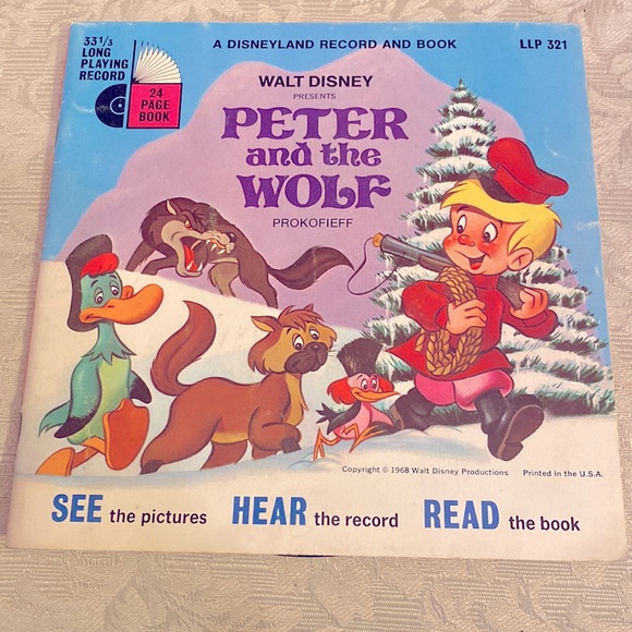 Vintage story books with read along vinyl records. 1940’s to 1970. - Picture 7 of 8